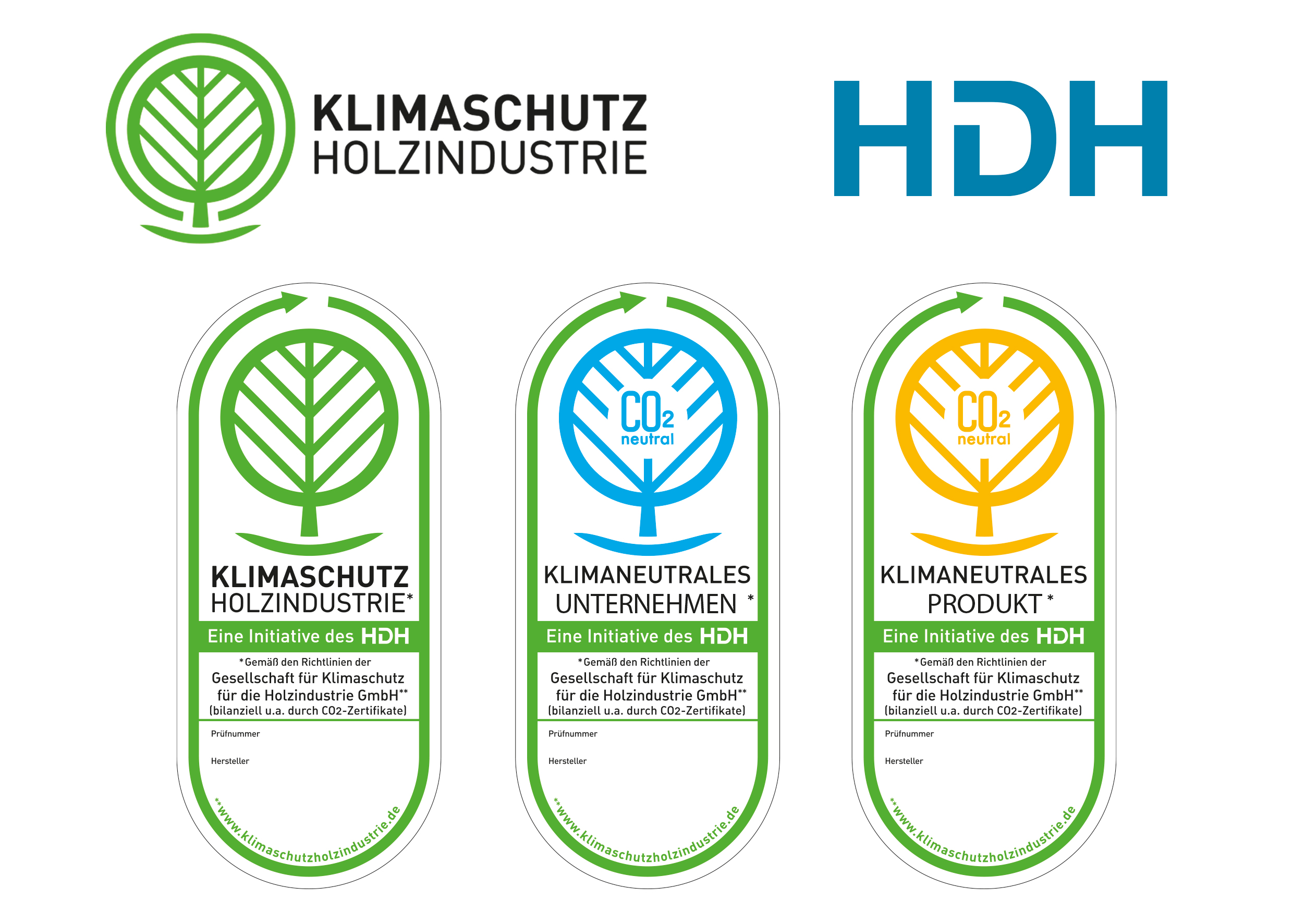 Klimaschutz Holzindustrie-Labels